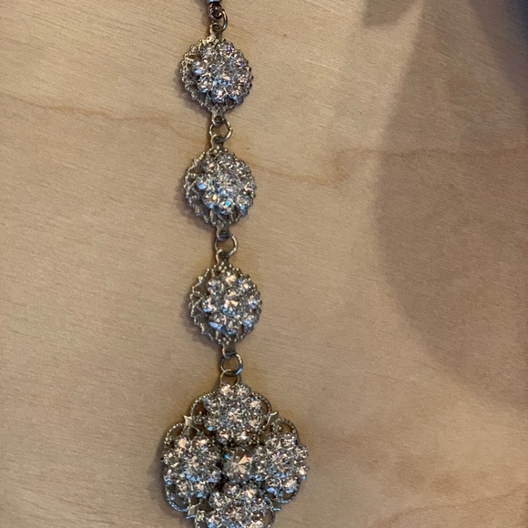 Vintage Style Swarovski Crystal Filigree Bracelet - Picture 3 of 6